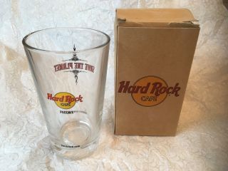 Hard Rock Cafe Pint Beer Glass Budweiser Phoenix Collector 