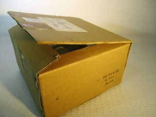 Fitz & Floyd STARBURST 4 Vintage Boxed BERRY BOWLS Cobalt Inglaze Retired 5