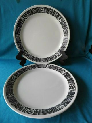 Set Of 3 Corelle Corning Tribal Spirit 10 1/4 " Dinner Plates