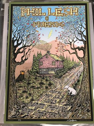 Phil Lesh & Friends Capitol Theatre Port Chester Ny 2013 Mike Dubois Poster