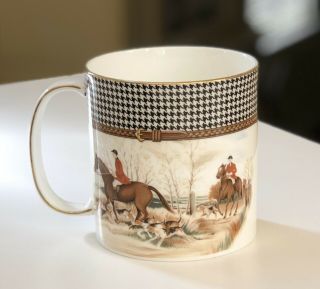 Vintage Wedgwood Ralph Lauren Polo Balmoral Hunt Coffee Mug