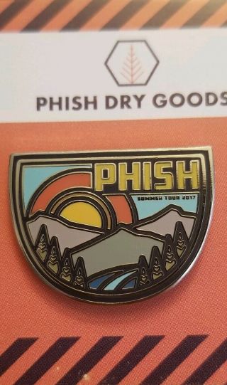 Phish Enamel 2017 Summer Tour Pin (not Pollock Baker 