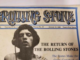 August 10,  1968 Rolling Stones Newspaper 15 cream electronic music Bruce Baille 2