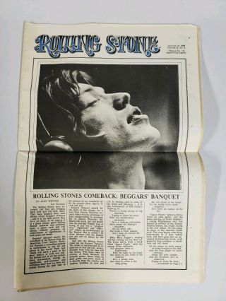 August 10,  1968 Rolling Stones Newspaper 15 cream electronic music Bruce Baille 3