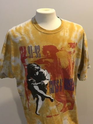 Guns And Roses Illusion Tour T Shirt 1991 - 92 Sz Large Bravado Reissue