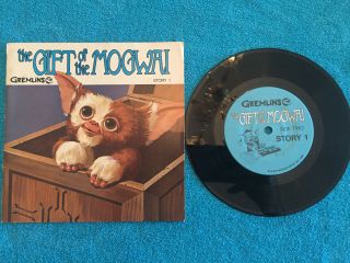Gremlins The Gift Of The Mogwai Story 1 Record Disc & Book 1984 Gizmo