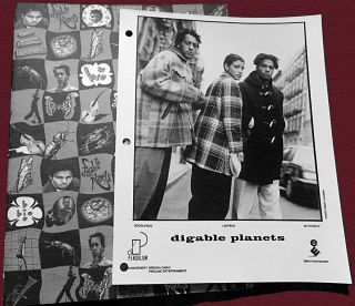Digable Planets 1993 Reachin Press Kit W/photo Ladybug Mecca Old School Hip Hop