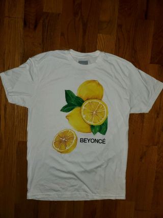 Authentic Rare White Beyonce Formation World Tour Merch Lemonade T - Shirt M 2016