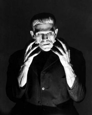 Boris Karloff Great 8x10 Still As The Monster From Frankenstein - - C710