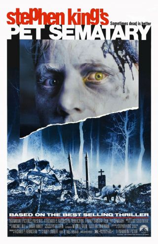 Pet Sematary Movie Poster 11x17 In / 28x43 Cm Stephen King