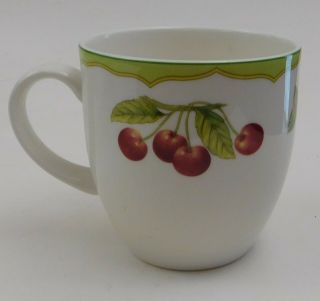 4 Mikasa Optima Fruit Rapture Strong China Coffee Cup Lemon Cherry Y4001 5