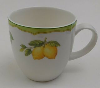 4 Mikasa Optima Fruit Rapture Strong China Coffee Cup Lemon Cherry Y4001 7