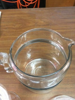 Vintage Pyrex Flameware Glass Stovetop 9 Cup COFFEE POT PERCOLATOR 7759 - C 4