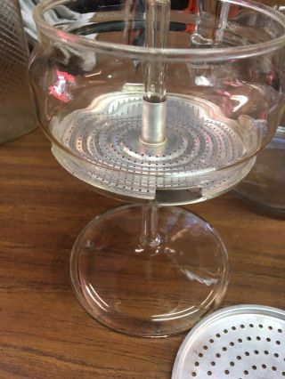 Vintage Pyrex Flameware Glass Stovetop 9 Cup COFFEE POT PERCOLATOR 7759 - C 5