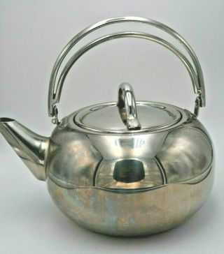 Vintage Revere Proline 2.  5 Qt 18/10 Stainless Steel Tea Kettle Pot Made In Korea