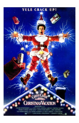 National Lampoons Christmas Vacation Movie Poster 11x17in / 28x43cm Chevy Chase