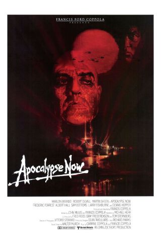 Apocalypse Now Movie Poster 11x17in / 28x43cm Francis Ford Coppola Brando Sheen
