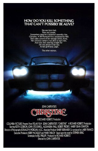 Christine Movie Poster 11x17 In / 28x43 Cm John Carpenter Stephen King