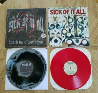 Sick Of It All 2 Records Nyhc Madball Cro - Mags Agnostic Front