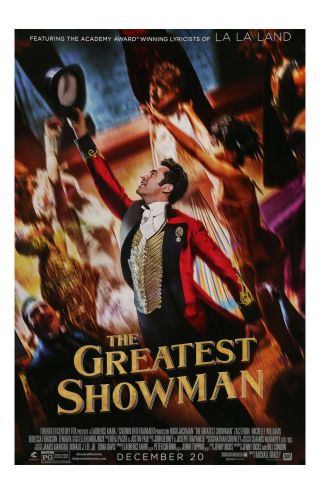 The Greatest Showman Movie Poster 11x17 In / 28x43 Cm Hugh Jackman