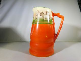 Antique Royal Bayreuth White Billy Goat Cream Pitcher 4 1/4 Inches Tall