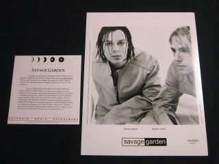 Savage Garden ‘s/t’ 1997 Press Kit - - Photo
