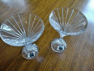 Mikasa Park Lane Martini Full Lead Crystal Glass,  Set Of 2.  Made In Germany.