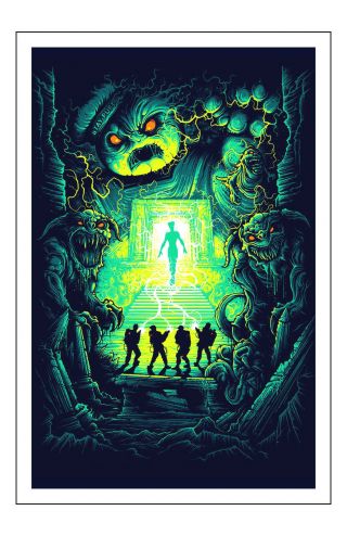 Ghostbusters Movie Poster 11x17 In / 28x43 Cm Bill Murray Dan Aykroyd 2