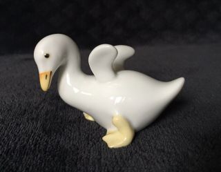 Rare Vintage Mcm Noritake Nippon Toki Bone China Baby Goose Figurine