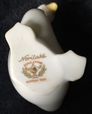 Rare Vintage MCM Noritake Nippon Toki Bone China Baby Goose Figurine 6