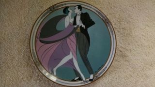 W.  S.  George Collector Plate " The Tango Dancers " 6031a By Marci Mcdonald