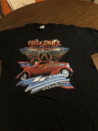 Zz Top & Aerosmith 2009 Tour Shirt