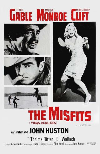 The Misfits Poster 11x17in / 28x43cm Marilyn Monroe Cark Gable