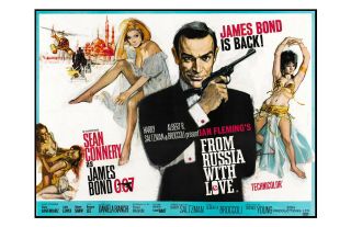 James Bond 007 From Russia With Love Movie Poster 11x17in / 28x43cm Connery 1