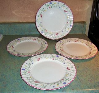 Set Of 4 Johnson Brothers Summer Chintz Dinner Plates