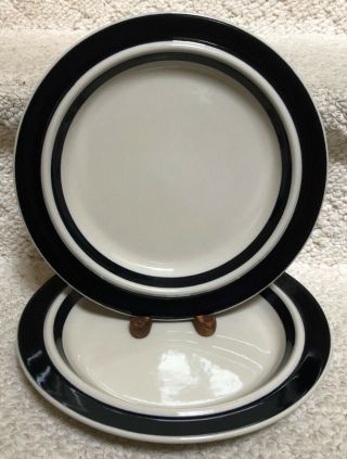 Arabia Of Finland ANEMONE BLUE 2 Dinner Plates & 1 Cereal Bowl 2