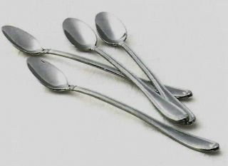 Princess House Barrington Stainless Steel Iced Tea Spoons - Set Of 4 2582