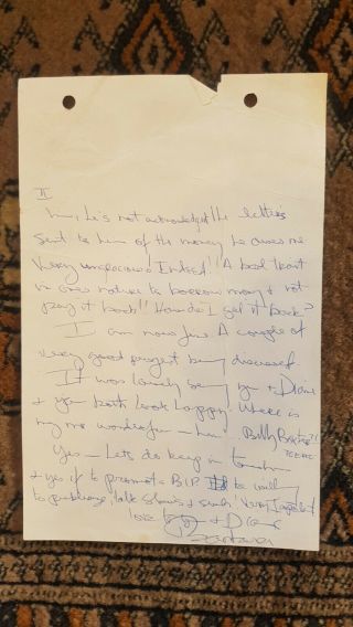 John D.  Lamond’s Letter From Breakfast In Paris 