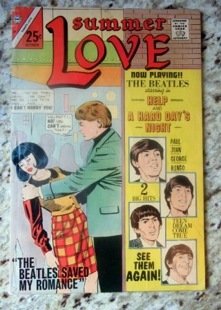 1966 1960s Summer Love Volume 2 No.  47 Beatles Cover Fine/f,  Rock & Roll