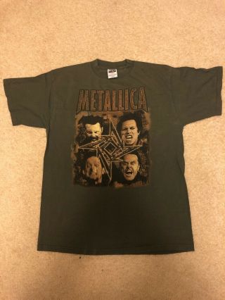 1996 - 97 Metallica " Poor Touring Me " North America Concert Tour Size Xl T - Shirt