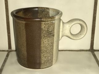 Jim Mcbride For Fabrik Stoneware Seattle Circle Handle Mug Agate Pass Nw Pottery
