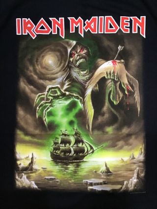 Iron Maiden Exclusive Design 2018 Ancient Mariner T - Shirt – Black – Size Medium