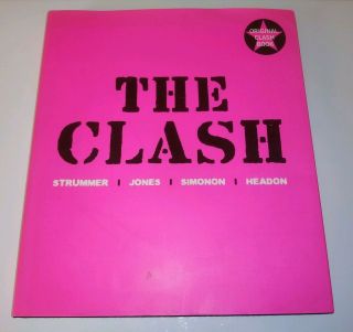 The Clash Joe Strummer Mick Jones Clash Book Hardcover First Edition