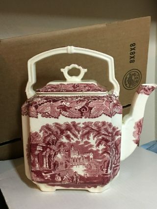 9 " Mason`s Ironstone China,  Vista England Tea Pot