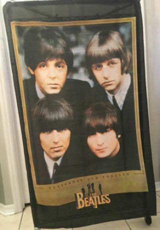 The Beatles Yesterday And Forever Cloth Banner Flag 35 " X 60 "