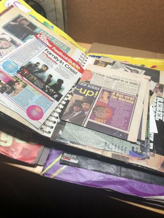 Oasis - Scrapbook And Cuttings - Mainly 90s Liam Gallagher X3 Including Lennon