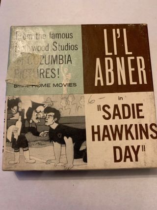 8mm Movie Lil Abner Sadie Hawkins Day Li’l Abner 8 Film