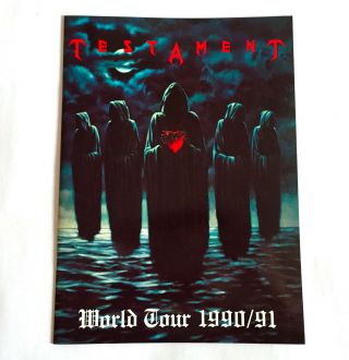Testament World Tour 1990/91 Japan Concert Tour Book 1991 (r)