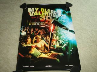My Bloody Valentine 3d Rolled Movie Poster W/jaime King