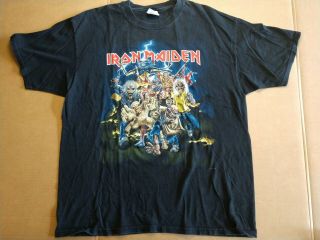 Iron Maiden Best Of The Beast Xl Concert Tour Shirt Vintage